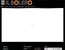 Tablet Screenshot of bolero.ch
